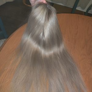 Blonde human hair full lace wig